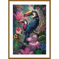 Kit da Ricamo - Tropical...