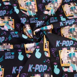 Tessuto Poplin Katia - K-Pop