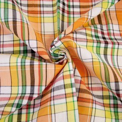 Tessuto Madras Plaid Katia...