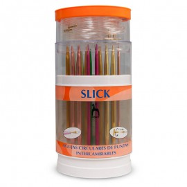 Agujas Circulares de Puntas Intercambiables Slick Pony