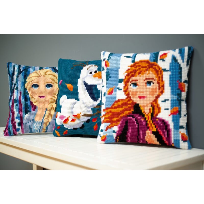 Kit Cojin Punto de Cruz - Disney - Frozen 2 - Anna - Vervaco