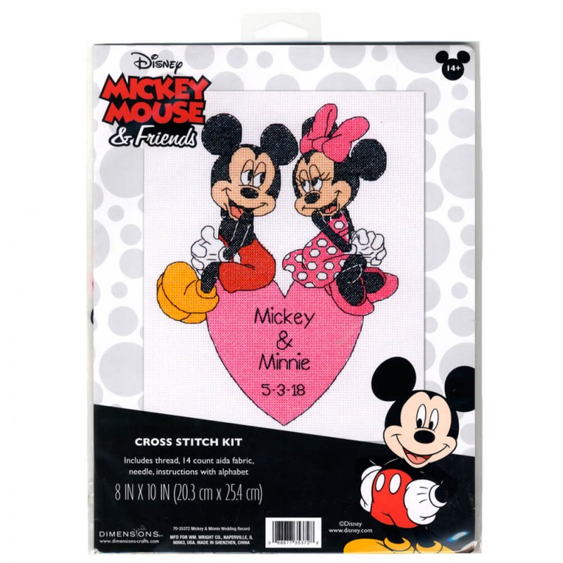 Kit punto croce - Mickey e Minnie - Dimensions