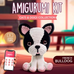 Kit Amigurumi Cane Bulldog...